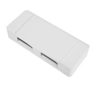 OKUMEYR Copertura Impermeabile Per Presa Elettrica Bagno 4 Posti Protezione Antispruzzo Trasparente Copripresa Esterno Resistente Per Prese a Muro Facile Installazione 8.3X3.9X1.8 Pollici