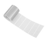 OKUMEYR Etichette Adesive Gratta e Vinci Fai da Te Rettangolari 2,5x6,5 Cm Rivestimento Antigraffio Argentato, Set 120 Pezzi per Eventi, Premi e Giochi di Società