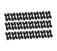 OKUMEYR Ganci Di Collegamento Per Grucce in Plastica Abs Antiscivolo, Ganci a s Salvaspazio Stabili Per Armadio, Organizzatore Guardaroba Multiuso Set Da 24 Pezzi Per Vestiti Appesi