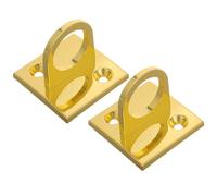 OKUMEYR Ganci Oro 2 Pezzi per Pannelli da Parete in Metallo Resistente Fissaggio per Eventi e Controllo Folla