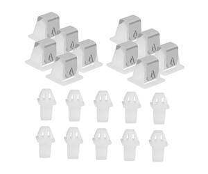 OKUMEYR Kit 10 Chiusure Porta Asciugatrice Compatibili, Fermagli Resistenti in Materiale Robusto Per Elettrodomestici, Accessori Per Sostituzione e Riparazioni Domestiche Rapide