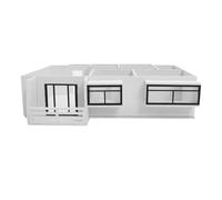 OKUMEYR Kit Modelli Architettonici 1:25 per Interni Foglio Pvc e Acrilico, Materiale per Assemblaggio di Modelli, Attività Educative Interattive e Creatività Manuale