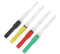 OKUMEYR Kit Sonde Perforanti per Isolamento 4 Pezzi Punte Ultrafini 0,7 MM per Test Riparazione Auto Non Distruttivi Multimetri