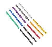 OKUMEYR Marcatori per Cavi Multicolori a Clip 0-9, Etichette Identificative per Fili 2,5 Mm-4,0 Mm, Set da 100 Pezzi per Organizzazione Cavi in Casa, Auto e Ufficio