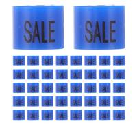 OKUMEYR Marcatori per Indumenti da Appendere in Plastica Blu Clip, 100 Pezzi per Grucce Diametro 3-5 Mm, Etichette Removibili per Negozi al Dettaglio, Gestione Inventario e Esposizione