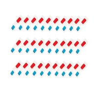 OKUMEYR Occhiali 3d in Cartone Monouso Colore Chiaro Lenti Anaglifi Rosso/blu, Set da 30 Pezzi per Cinema, Film e Visione Video 3d in Casa e Feste