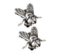 OKUMEYR Orecchini a Perno in Argento S925 Forma di Mosca, Stile Punk alla Moda, Non Facile da Ossidare, Aumento della Durata, per Donne in Occasioni di Matrimonio