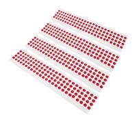 OKUMEYR Phone Camera Privacy Sticker, camera sticker for Laptops, 400Pezzi, PET adesivo rosso, ultra sottile, front camera coverage, per smartphone e tablet