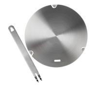 OKUMEYR Piastra Diffusore Calore Per Cucine Induzione Gas Ed Elettrico Adattatore Induzione Inossidabile Distribuzione Calore Efficiente Per Cottura Ottimale