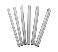 OKUMEYR Punzone Rotondo Taglio Preciso e Bordi Lisci per Ceramica Set 6 Pezzi in Acciaio Inossidabile Utensili per Ceramica per Progetti DIY di Teiere e Sculture