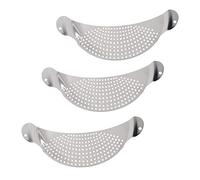 OKUMEYR Scolapasta in Acciaio Inossidabile 3 Pezzi Manici Colino Multifunzionale Per Pasta e Alimenti Dimensioni Versatili 33,5x9,2x1 Cm Resistente e Facile Da Utensile Da Cucina Per Ogni