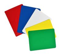 OKUMEYR Set 5 Pezzi Carte Tagliate da Poker in Pvc Professionali, Facili da Usare e Comode per Giochi di Carte Poker
