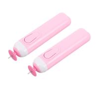 OKUMEYR Strumento Penna per Quilling Elettrica 2 Pezzi in Plastica Rosa Design Che Fa Risparmiare e Operazione Precisa per Lavori DIY e Fai da Te a Casa