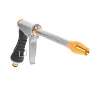 OKUMEYR Ugello Spruzzatore Alta Pressione per Lavaggio Auto Tubo Irrigazione con Impugnatura Prolunga in Metallo Elettroplaccato Resistente e Antiscivolo per Giardino Animali e Pulizie