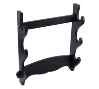 Okuyonic Supporto per Spada, Montaggio a Parete può Appendere Tre Spade, Gancio Katana Nero, per Parti di Supporto per Decorazioni per la casa per Flauto per Qualsiasi Spada
