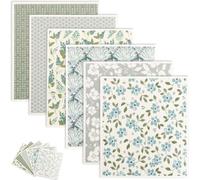 OKYMOTOR Strofinacci svedesi per cucina, confezione da 6 strofinacci, antigraffio, riutilizzabili, nessun odore, panni per la pulizia biodegradabili