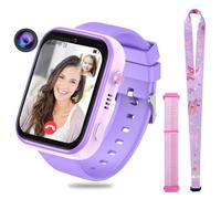 OKYUK Smartwatch 4G per bambini, localizzatore GPS, diversi stili desktop tra cui scegliere, chiamate bidirezionali, competenza immagine, SOS, Wi-Fi, touch screen impermeabile per ragazzi e ragazze