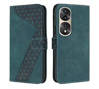 OKZone Cover per Huawei Honor 70 PRO/Honor 70 PRO Plus, Custodia in PU Pelle per Huawei Honor 70 PRO/Honor 70 PRO Plus, Custodia a Libro Folio Portafoglio con Magnetica Wallet Case Flip Cover (Verde)