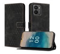 OKZone Cover per Nokia HMD Fusion,Custodia a Libro in Pelle Protettiva Folio Portafoglio con Chiusura Magnetica e Slot per Carte Wallet Case Flip Cover(Nero)