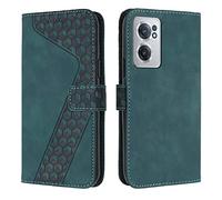OKZone Cover per OnePlus Nord CE 2 5G, Custodia in PU Pelle per OnePlus Nord CE 2 5G, Custodia a Libro Protettiva Folio Portafoglio con Chiusura Magnetica e Slot per Carte Wallet Case Cover (Verde)
