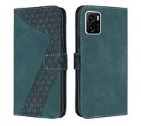 OKZone Cover per Vivo Y15S 2021/Y10/Y15A/Y01, Custodia in PU Pelle per Vivo Y15S 2021/Y10/Y15A/Y01, Custodia a Libro Folio Portafoglio con Magnetica e Slot per Carte Wallet Case Flip Cover (Verde)