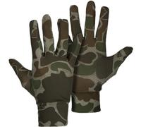 Ol' Tom Guanti elasticizzati da uomo Old School Green Camo taglia unica