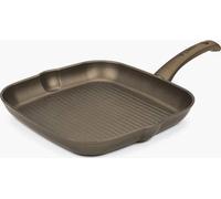 Illa olivilla extra, bistecchiera, cm 28x28 con innovativo rivestimento di olio