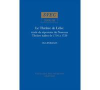 Ola Forsans Le Théâtre De Lélio (Tascabile)