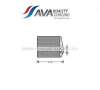 OLA6354 Scambiatore calore, Riscaldamento abitacolo (AVA)