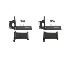 Oladfiop 2 supporti verticali GPU Stand Immagini con PCI Express di Localizzazione GPU PCI-E Supporto Verticale Integrato