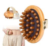 Olaemuo Strumenti per massaggio per terapia del legno per il grasso della pancia, spazzola per massaggio corpo in legno per rimuovere la cellulite, massaggiatore per drenaggio linfatico per modellare
