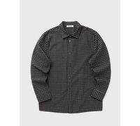 OLAF CHECKED SEERSUCKER LS SHIRT men Longsleeves black in taglia:L
