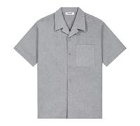 Olaf Hussein - Seersucker Camp Shirt M250300 - -Shirts -Uomo -Grigio -XL