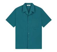 Olaf Hussein - Seersucker Camp Shirt - - Shirts - Uomo - Verde - M