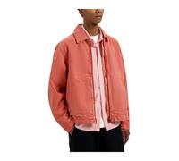 Olaf Hussein - Washed Canvas Jacket - - Jackets - Uomo - Rosso - M