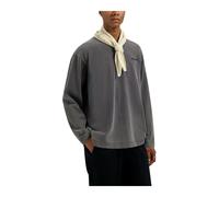 Olaf Hussein - Washed Studio LS Tee - - Sweatshirts & Hoodies - Uomo - Grigio - S