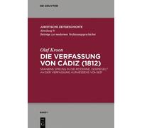 Olaf Kroon Die Verfassung von Cádiz (1812) (Copertina rigida)
