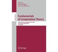 Olaf Owe Martin Fundamentals of Computation Theory: 18th Internation (Tascabile)