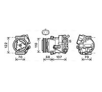 OLAK594 AVA QUALITY COOLING Compressore, Climatizzatore per OPEL,VAUXHALL
