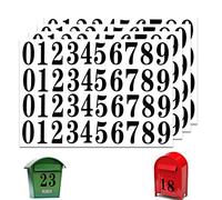 Olakin 4 Pezzi Numeri Adesivi Grandi Impermeabile Vinile, Impermeabile Adesivi Numeri di Cassetta per Segni, Finestre, Porte, Automobili, Casa, Affari, Numero di Indirizzo