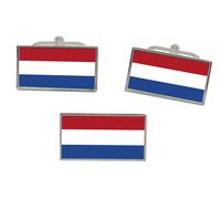 Olanda Bandiera Gemelli E Fermacravatta Set