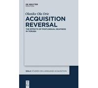 Olanike Ola Orie Acquisition Reversal (Copertina rigida)