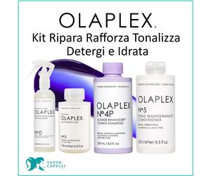 OLAPLEX N°0 155 ml+N°3 100 ml+N°4P Shampoo Toning 250 ml N°5 250 ml ORIGINAL