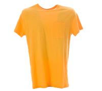 Olasul Uomo Cotone Tasca Tee, Piccolo, Arancione