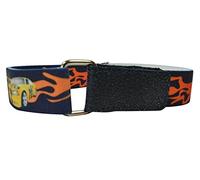 Olata Cintura Elasticizzata per Bambini 1-6 Anni, Apertura Hook & Loop con Stampato design - Hot Rod