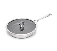 Olav son My Innovative padella rivestita con nucleo in rame, padella rivestita per induzione, forno, fornello a gas e lavabile in lavastoviglie, piccola padella con coperchio manico in acciaio inox 24