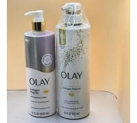 Olay Collagen Peptide B3 Hydrating Body Lotion 502ml + Olay Body Wash 591ml