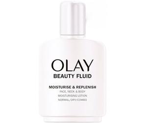 Olay Lozione Beauty Fluid Idrata e Nutre Viso, Collo e Corpo, Per una Pelle Morbida e Liscia come la Seta, Idratazione Leggera che dura 24 ore, 100ml
