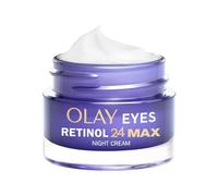 Olay Retinol 24 MAX Eye Cream con il 40% in più di complesso di retinolo, crema per gli occhi antietà avanzata per una pelle più soda, riduce le rughe, 15 ml