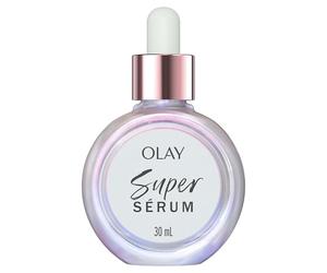 Olay Super Serum 5 in 1 Vantaggi, Siero Idratante 30ml, Con Vitamina C, Niacinamide e Vitamina E, Pelle Brillante e Liscia